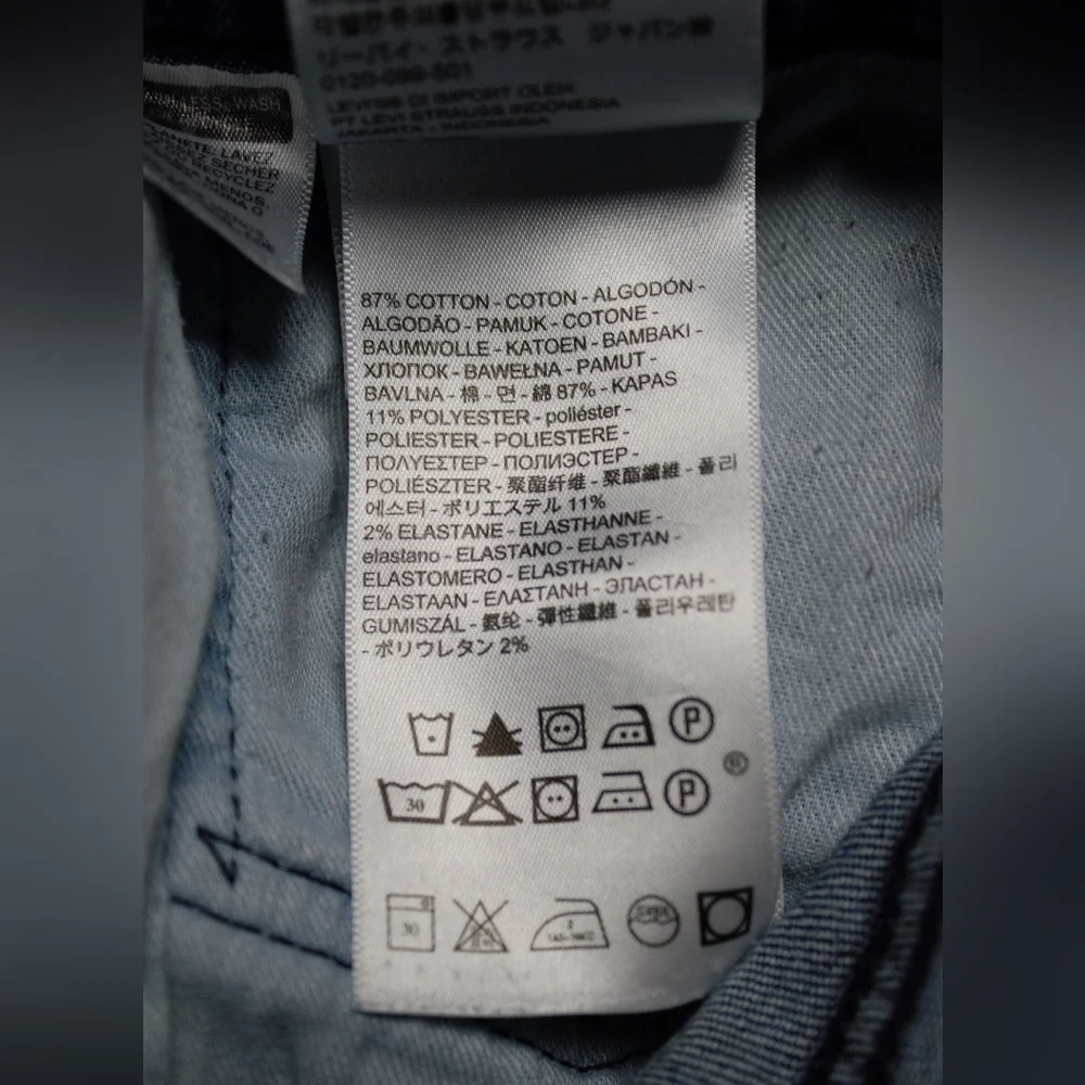 Levi’s 541 Men’s Athletic Taper Jeans – Light Wash, Size 34x32